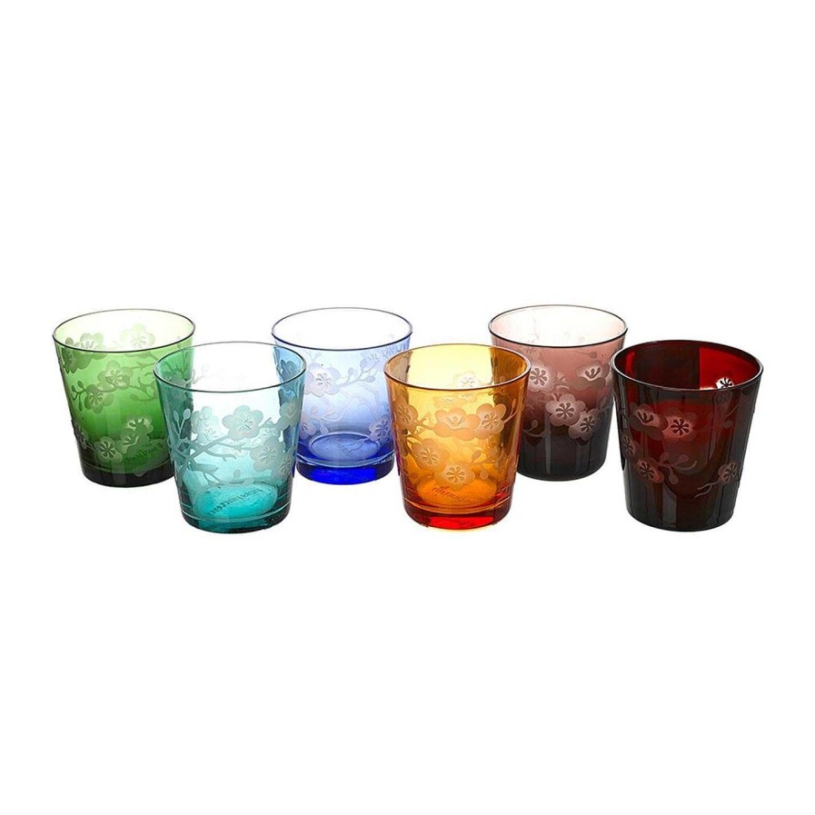 Pols Potten Tumblers & Highballs | Glass Blossom Sandblasted Tumblers