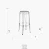 Kartell Bar Stools & Chairs | Charles Ghost Stool