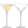 LSA Champagne Flutes & Saucers | Savoy Champagne Saucer 250Ml