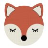 PODEVACHE Placemats | Fox Face Vinyl Placemat