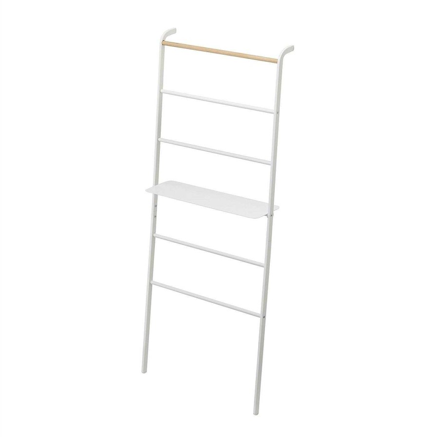 Yamazaki Bookcases & Shelving | Tower Ladder With Rack - Wide