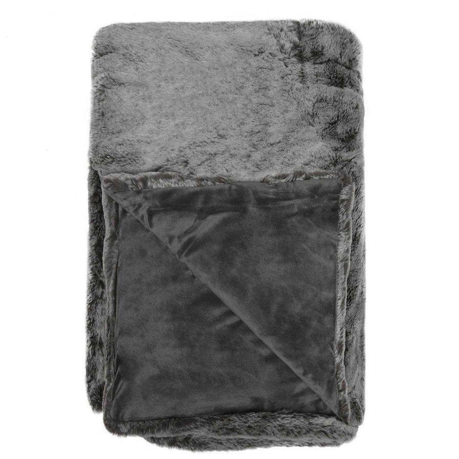 Hotel Collection Throws & Blankets | Tip Faux Fur Throw