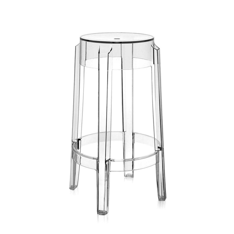 Kartell Bar Stools & Chairs | Charles Ghost Stool