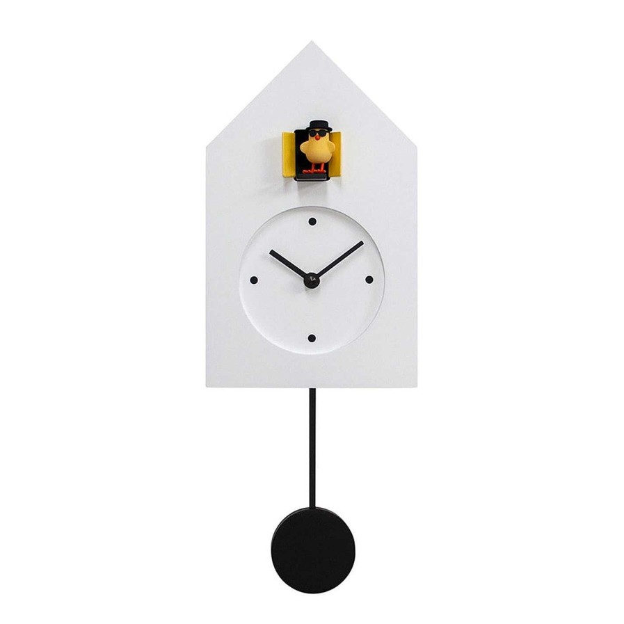 Progetti Clocks | Freebird Badass Wall Clock - White