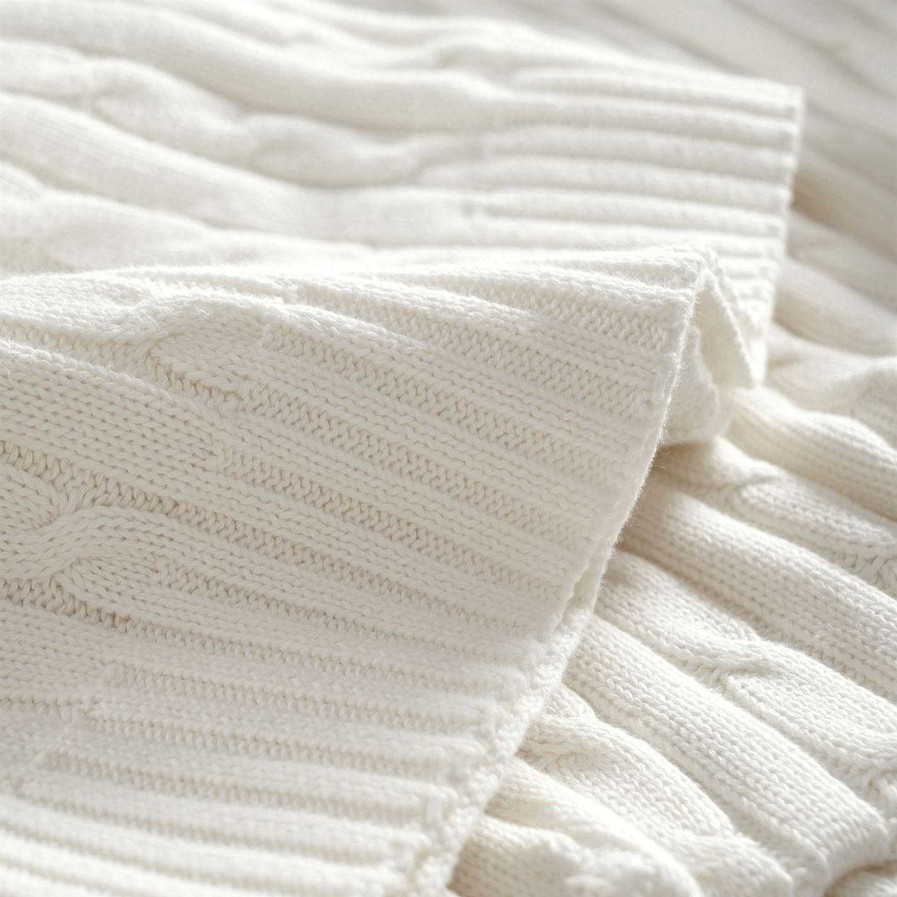 Ralph Lauren Home Throws & Blankets | Cable Knit Throw