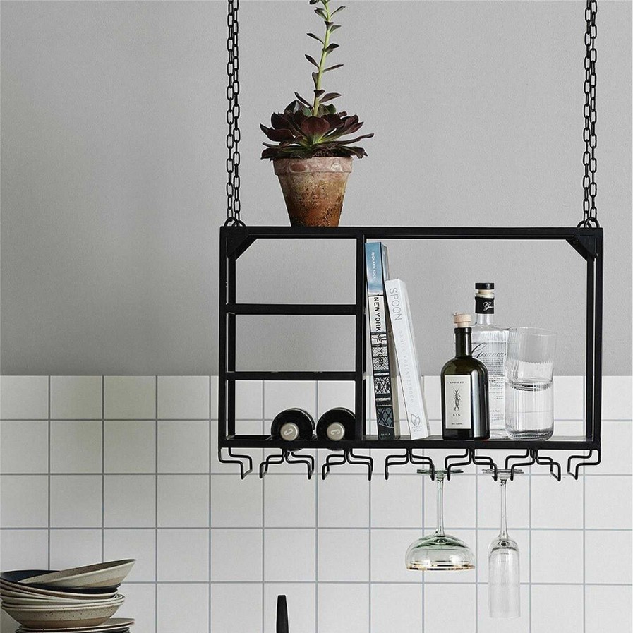 Nordal Bookcases & Shelving | Loft Hanging Shelf - Black