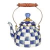 MacKenzie-Childs Kitchen Appliances | Royal Check Tea Kettle