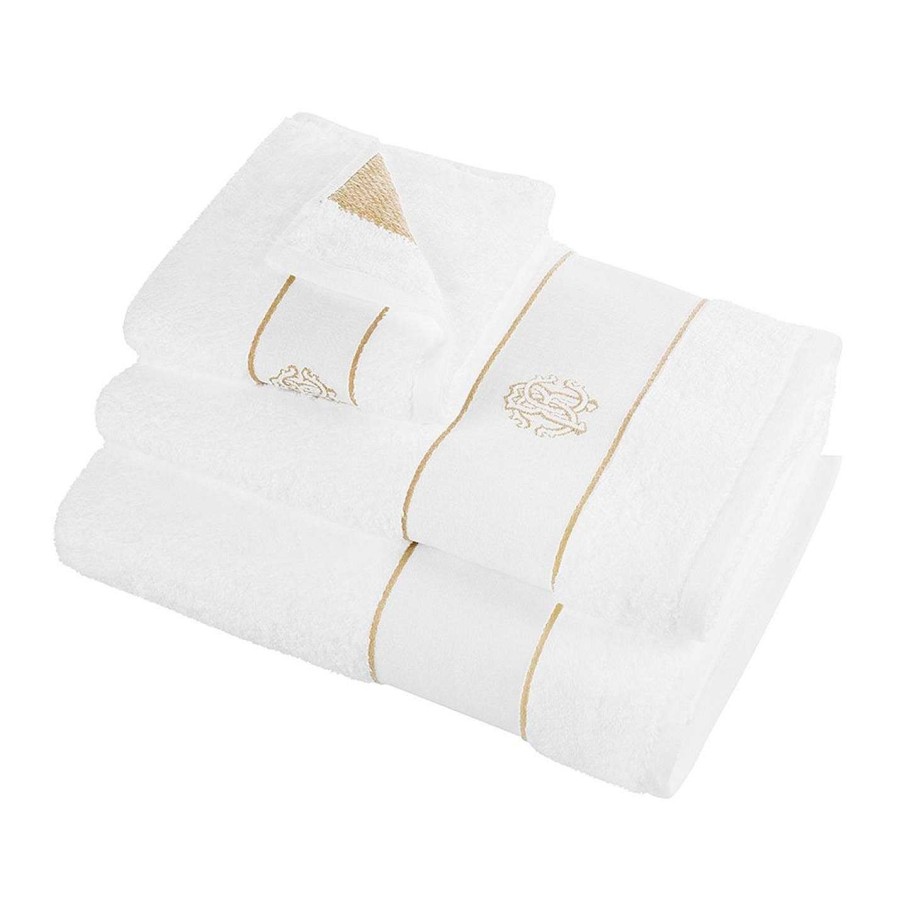 Roberto Cavalli Home Bath Towels | Gold Towel