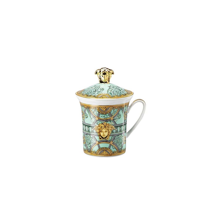 Versace Home Tea & Coffee | Versace 30Th Anniversary Mug With Lid