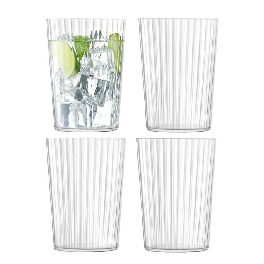 LSA Tumblers & Highballs | Gio Line Tumbler - Set Of 4 - Clear