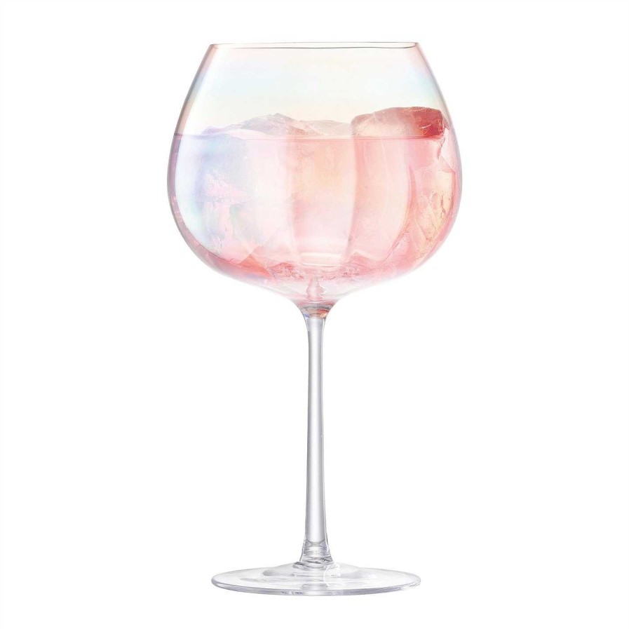 LSA Wine Glasses | Pearl Blown Glass Balloon Goblet