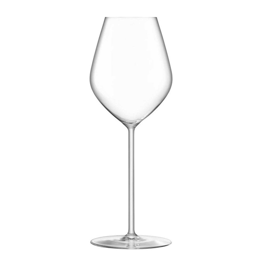 LSA Champagne Flutes & Saucers | Borough Champagne Tulip Glass - Set Of 4