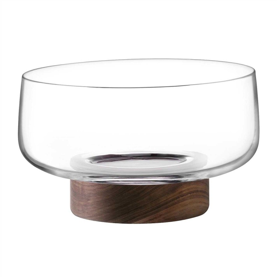 LSA Decorative Bowls & Dishes | City Bowl And Walnut Base