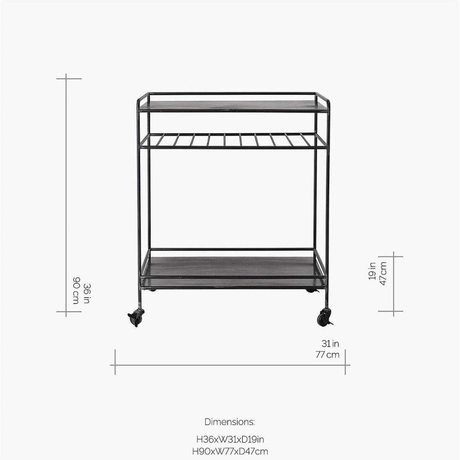 Bloomingville Side Tables | Metal Bar Table