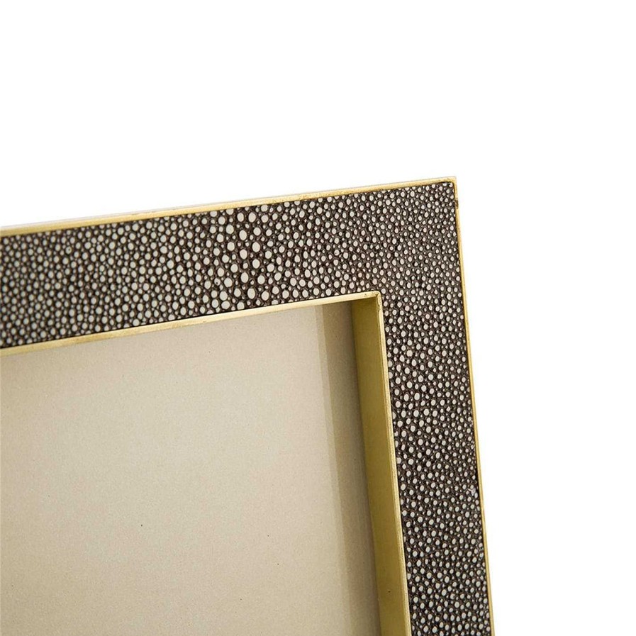 AERIN Photo Frames | Chocolate Shagreen Frame