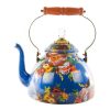 MacKenzie-Childs Kitchen Appliances | Flower Market Tea Kettle - Lapis - 2.84L